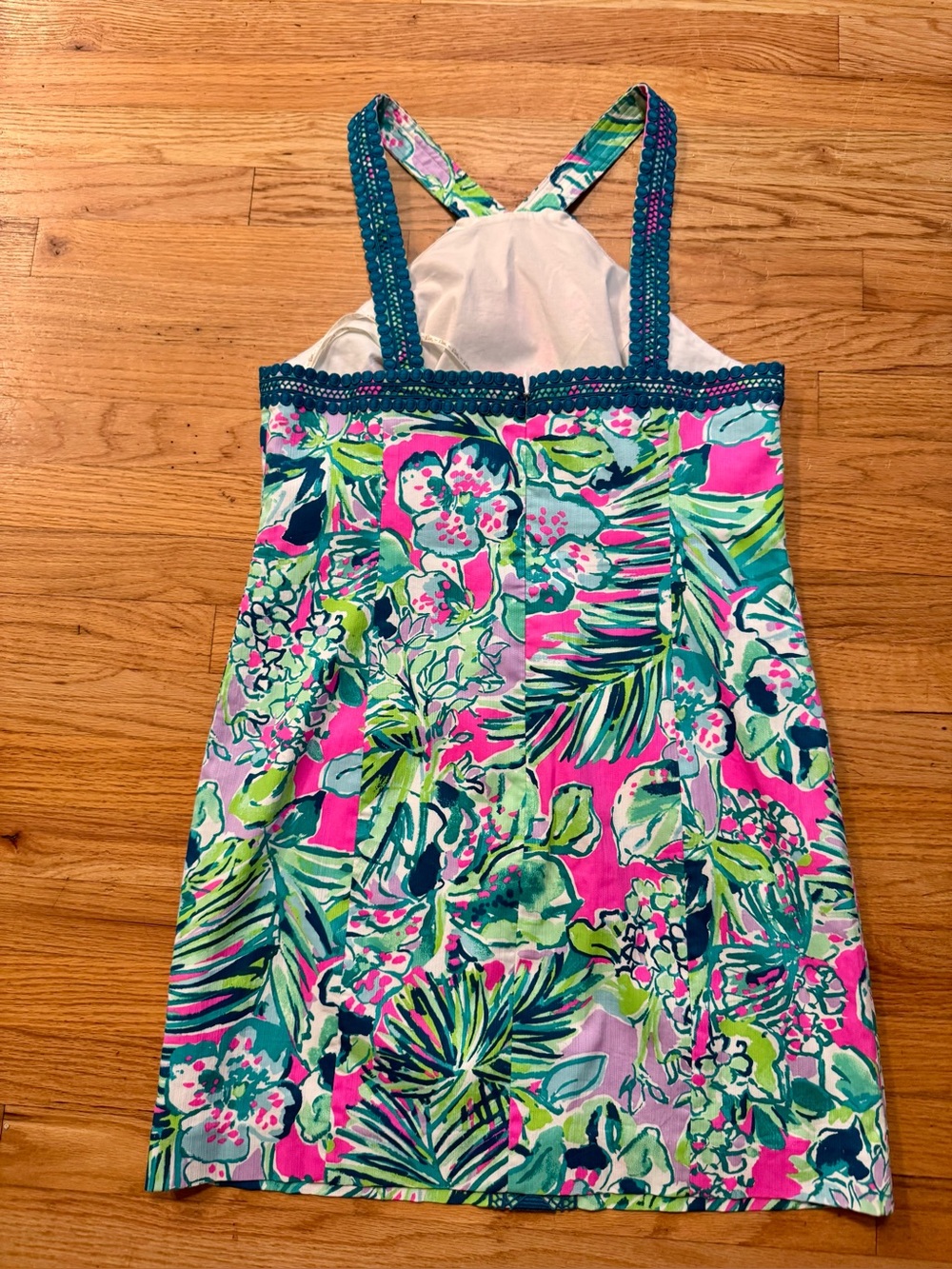 Lilly Pulitzer Vena Stretch Shift Dress – Early Bloomer – Size 12 – NWOT - Picture 7 of 9
